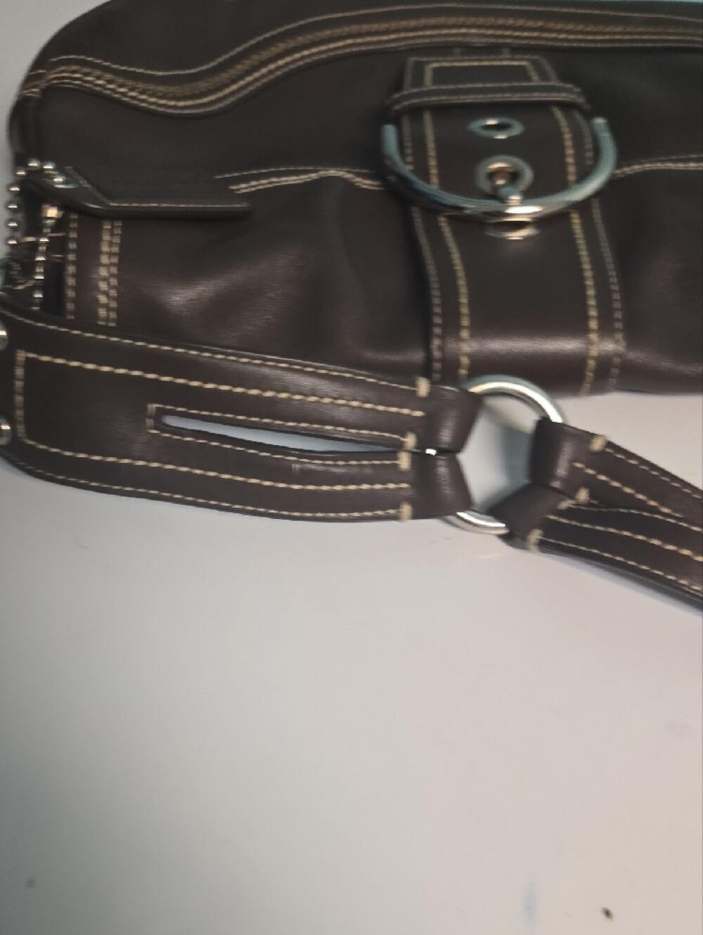 COACH Classic Women's Brown Leather Shoulder Bag - Unbranded - Picture 10 of 11